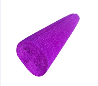 Papel crepe pinguino color violeta